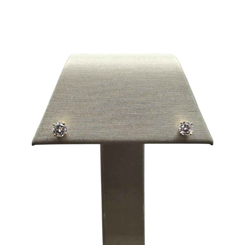 14k Yellow Gold .50cttw Diamond Stud Earrings (21670)